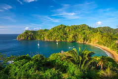 Englishman's Bay in the east of Tobago home to many reefs that people travel to Tobago to enjoy
